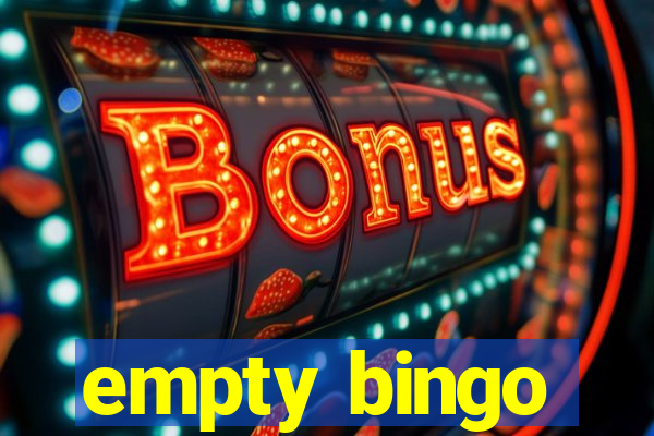 empty bingo