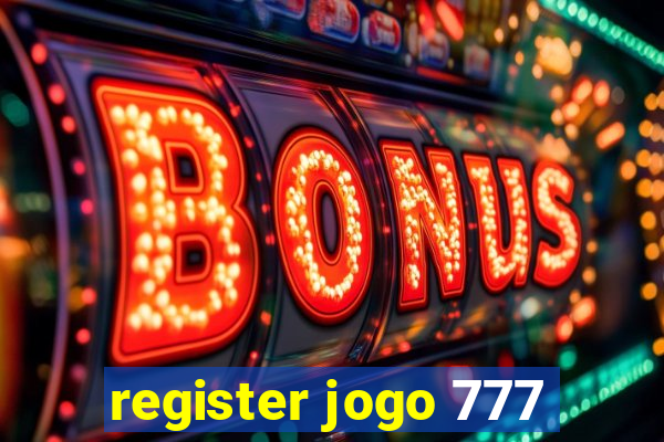 register jogo 777