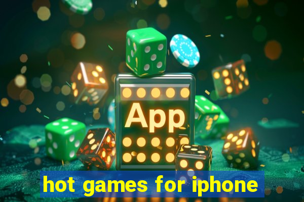 hot games for iphone