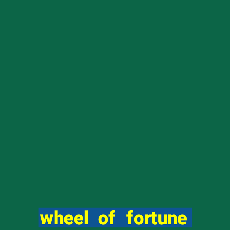 wheel of fortune the game