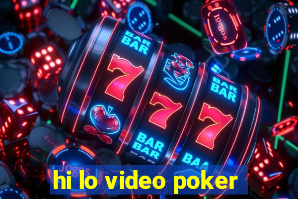 hi lo video poker