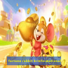 fortune rabbit brInformational