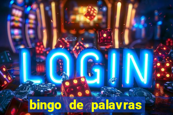 bingo de palavras de natal