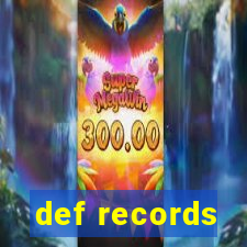 def records