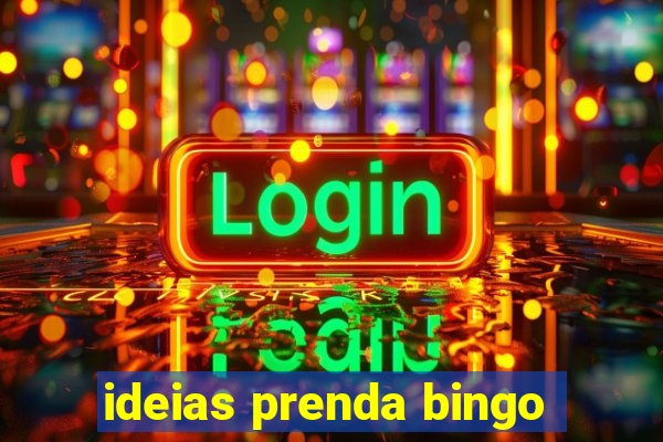 ideias prenda bingo