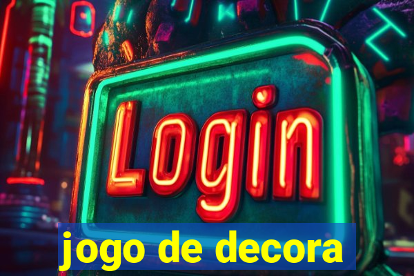 jogo de decora