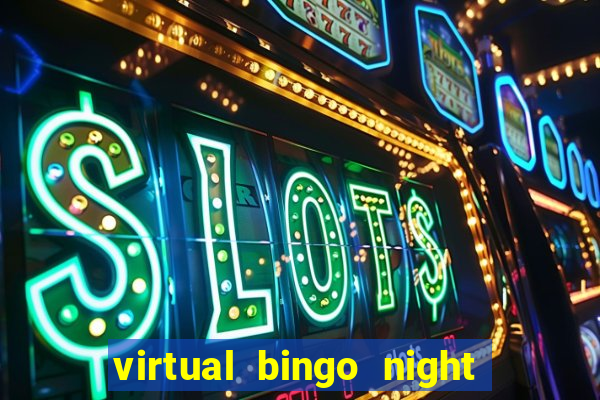 virtual bingo night with friends