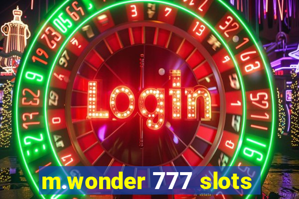 m.wonder 777 slots