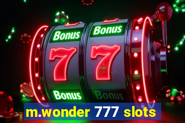 m.wonder 777 slots