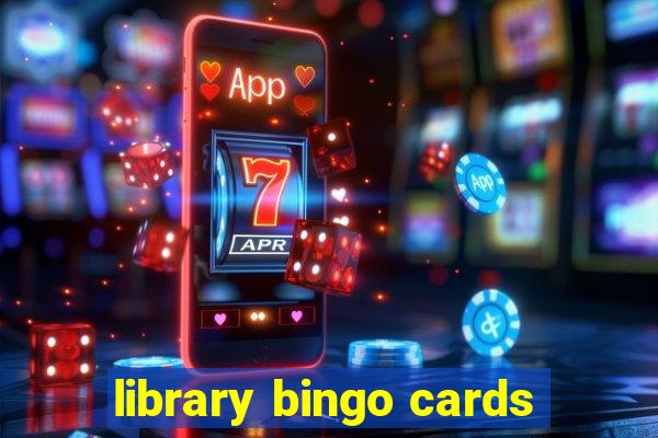 library bingo cards