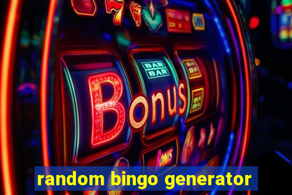 random bingo generator