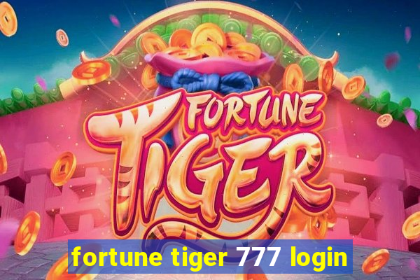 fortune tiger 777 login