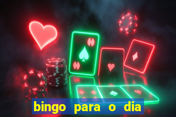 bingo para o dia das m?es