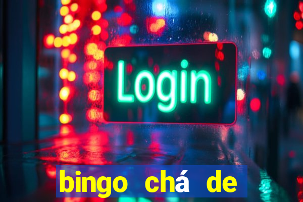 bingo chá de bebê excel