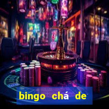 bingo chá de bebê excel