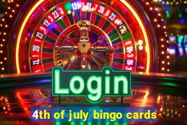 4th of july bingo cards