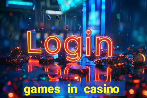 games in casino las vegas