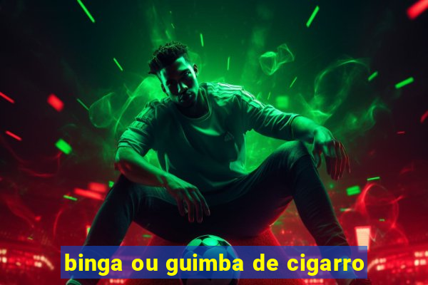 binga ou guimba de cigarro