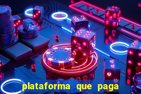 plataforma que paga no cadastro fortune tiger