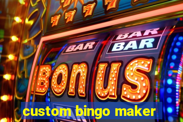 custom bingo maker