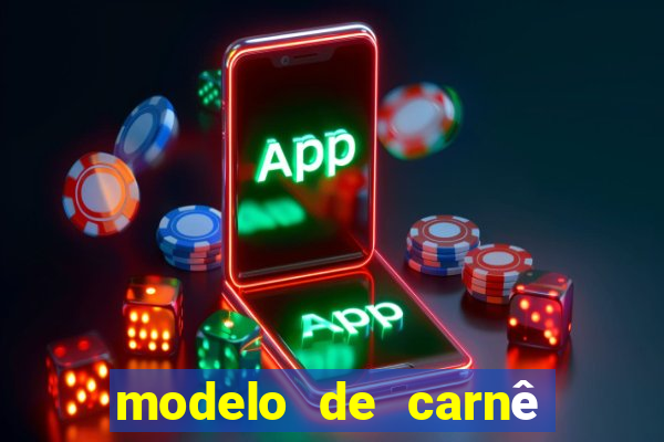 modelo de carnê de pagamento word