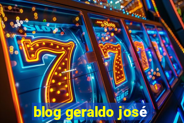 blog geraldo josé