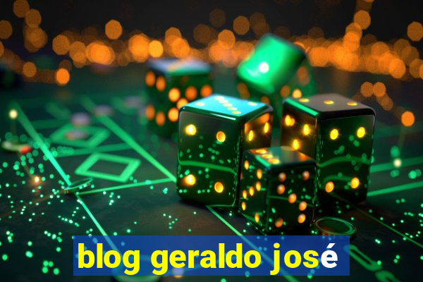 blog geraldo josé