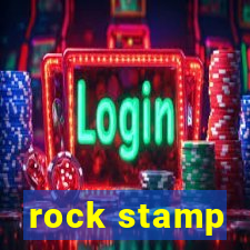 rock stamp