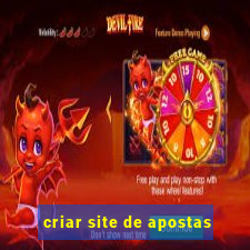 criar site de apostas