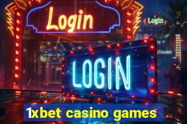 1xbet casino games