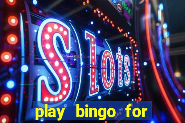 play bingo for money online