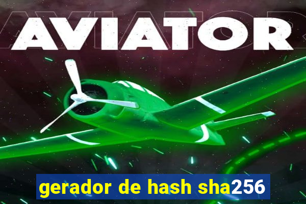 gerador de hash sha256