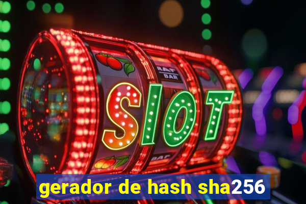 gerador de hash sha256