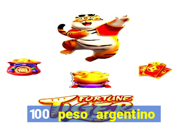 100 peso argentino em real