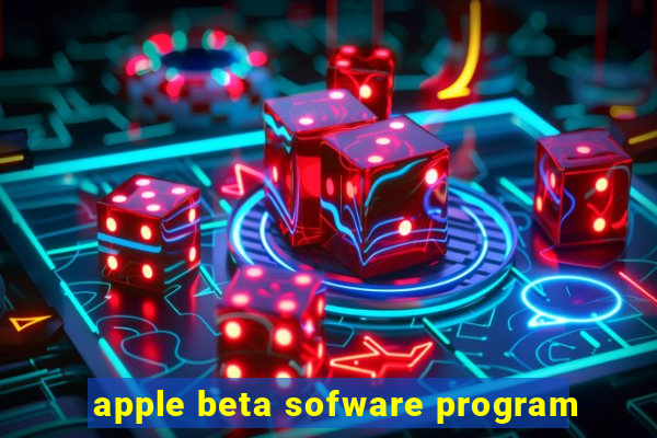 apple beta sofware program