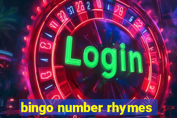 bingo number rhymes