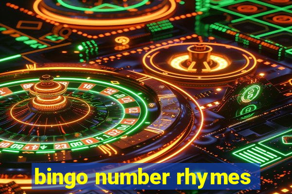 bingo number rhymes