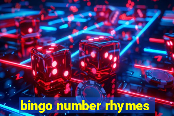 bingo number rhymes