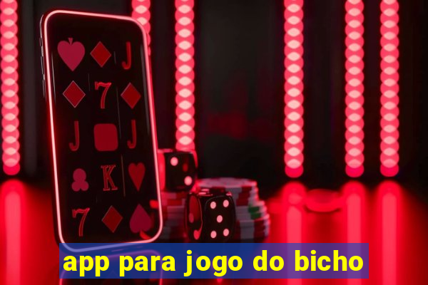 app para jogo do bicho