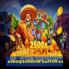 acompanhante barreiras