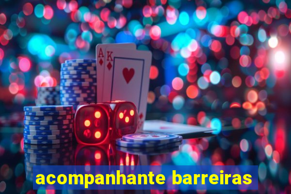 acompanhante barreiras