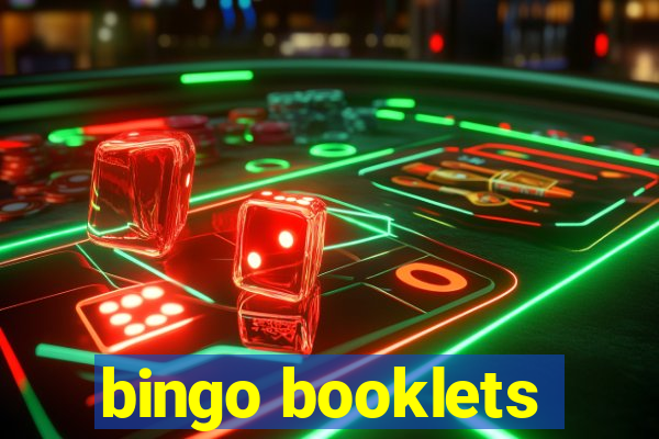 bingo booklets