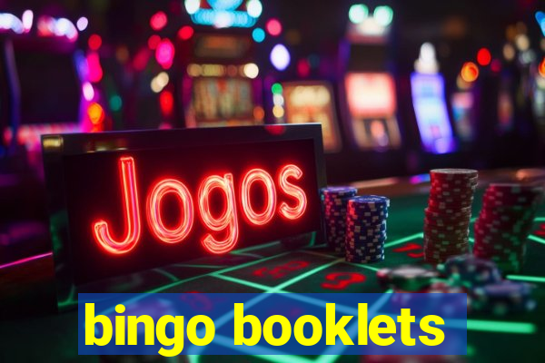 bingo booklets