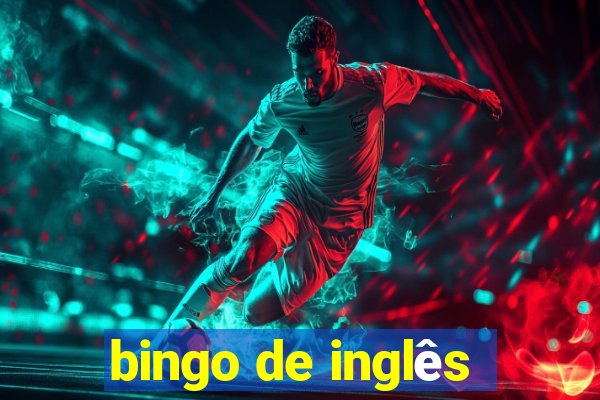 bingo de inglês