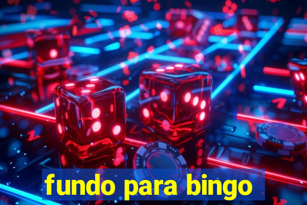 fundo para bingo