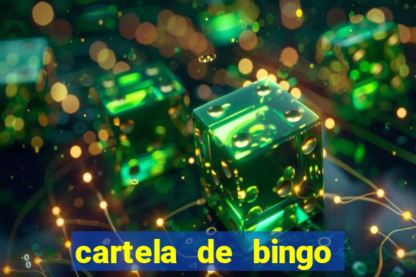 cartela de bingo até 30