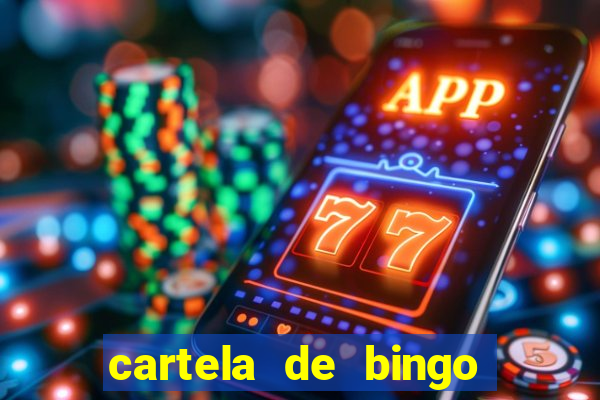 cartela de bingo até 30