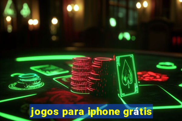 jogos para iphone grátis