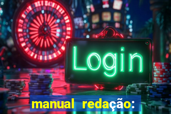 manual redação: folha pdf