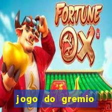 jogo do gremio hoje ao vivo onde assistir